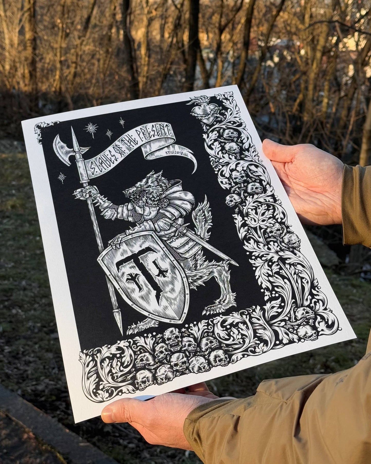 Авторський постер “Wolfshelm” (limited)