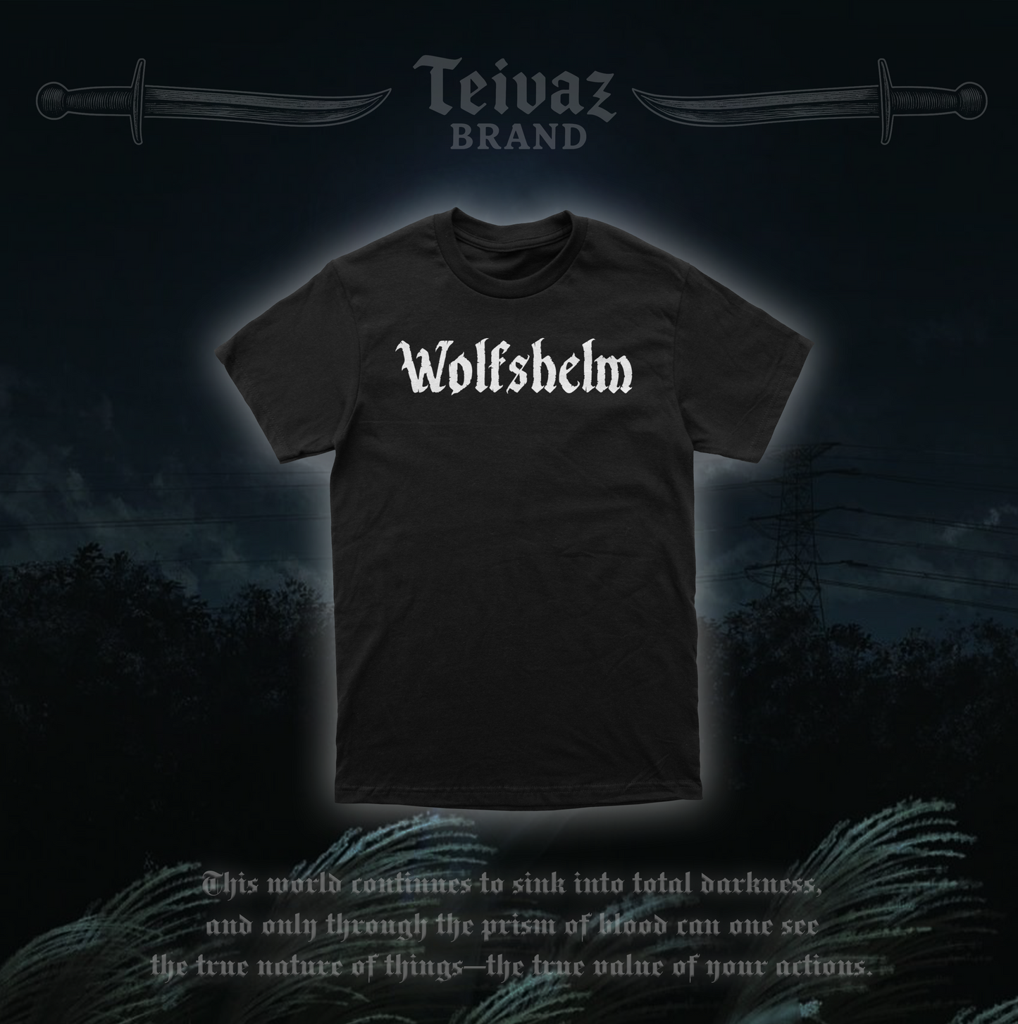 Футболка «Wolfshelm» oversize 