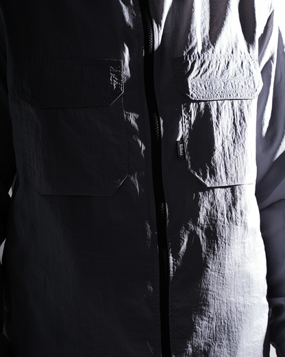 Teivaz grey zip overshirt