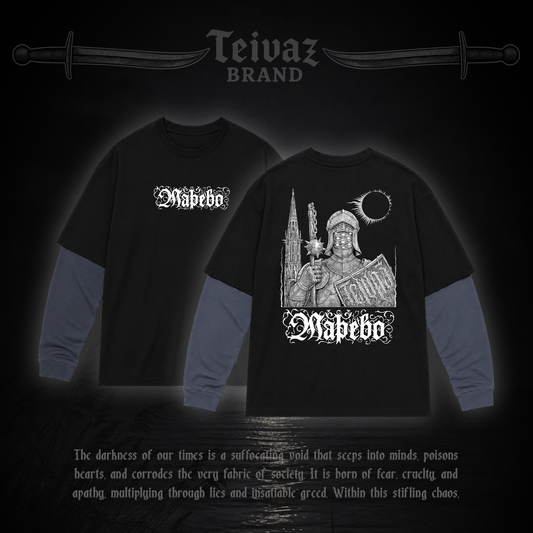 T-shirt with sleeves «Марево»