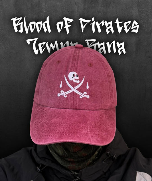Кепка «blood of pirates» red Temna Rana