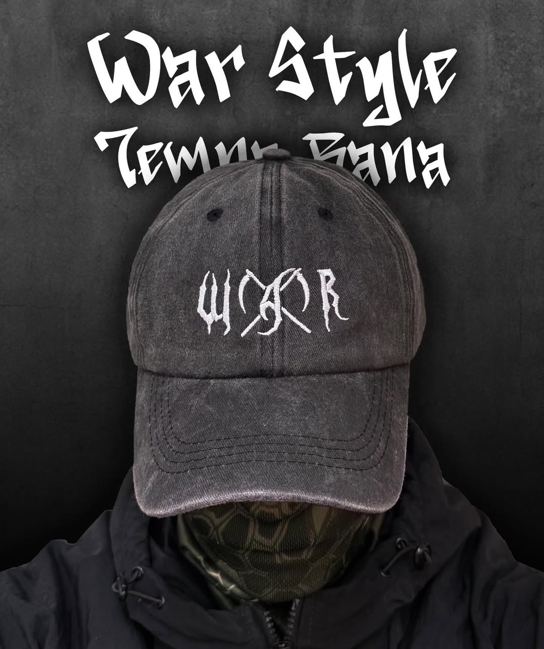 Кепка «War» black by Temna Rana