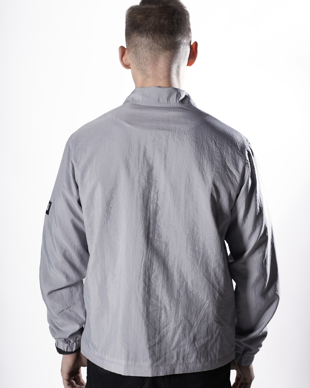 Teivaz grey zip overshirt