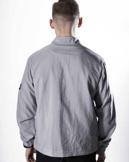 Teivaz grey zip overshirt