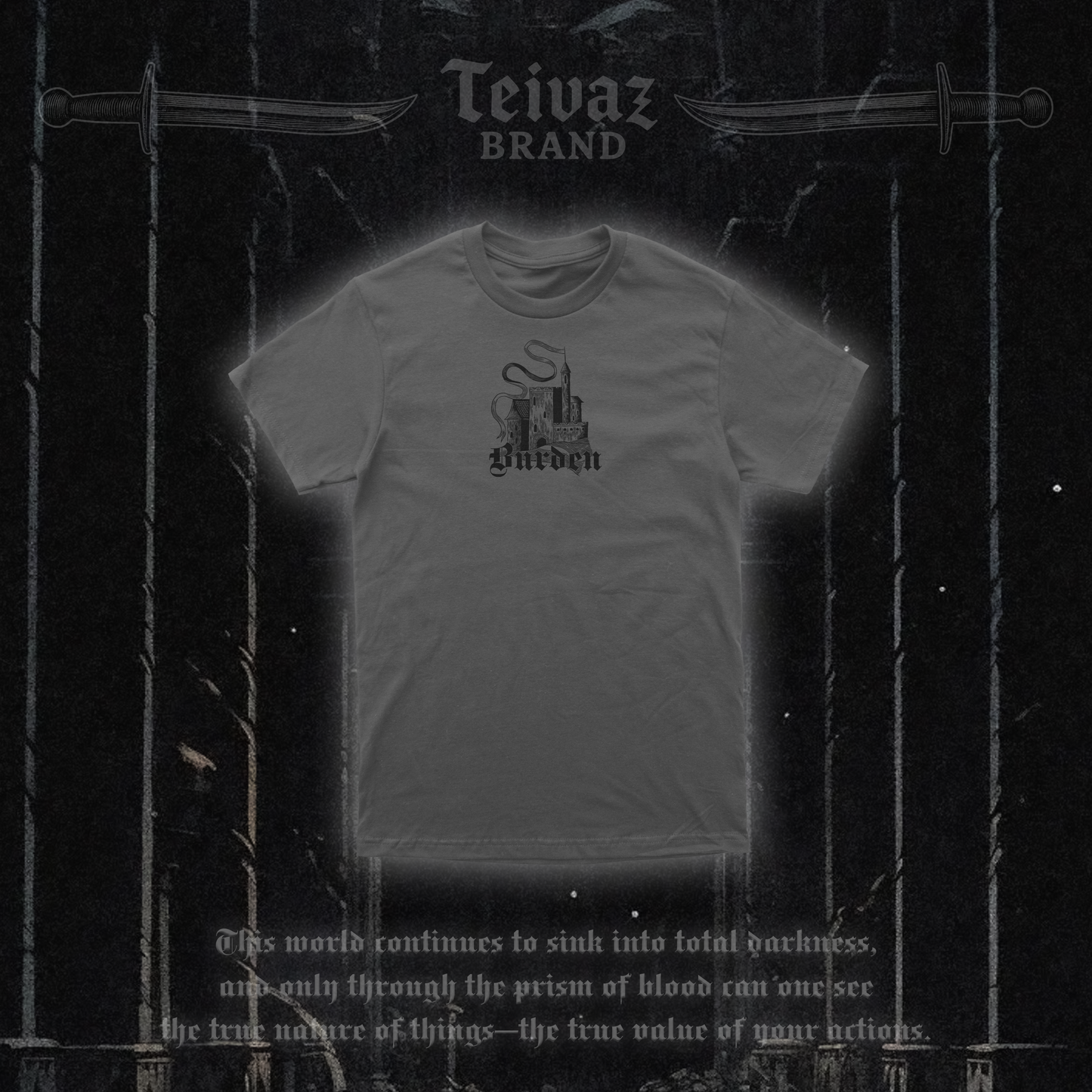 Футболка «Burden» oversize