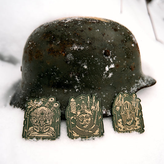 Cерія патчів «Предки» олива by Krov Cult