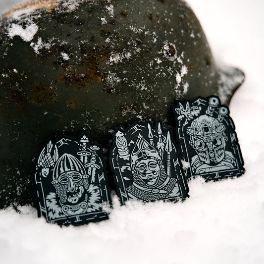 Серія патчів «Предки» сірий by Krov Cult