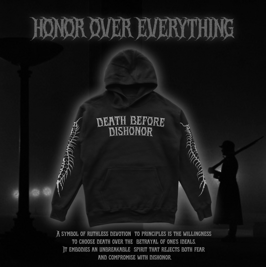 Худі «death before dishonor»