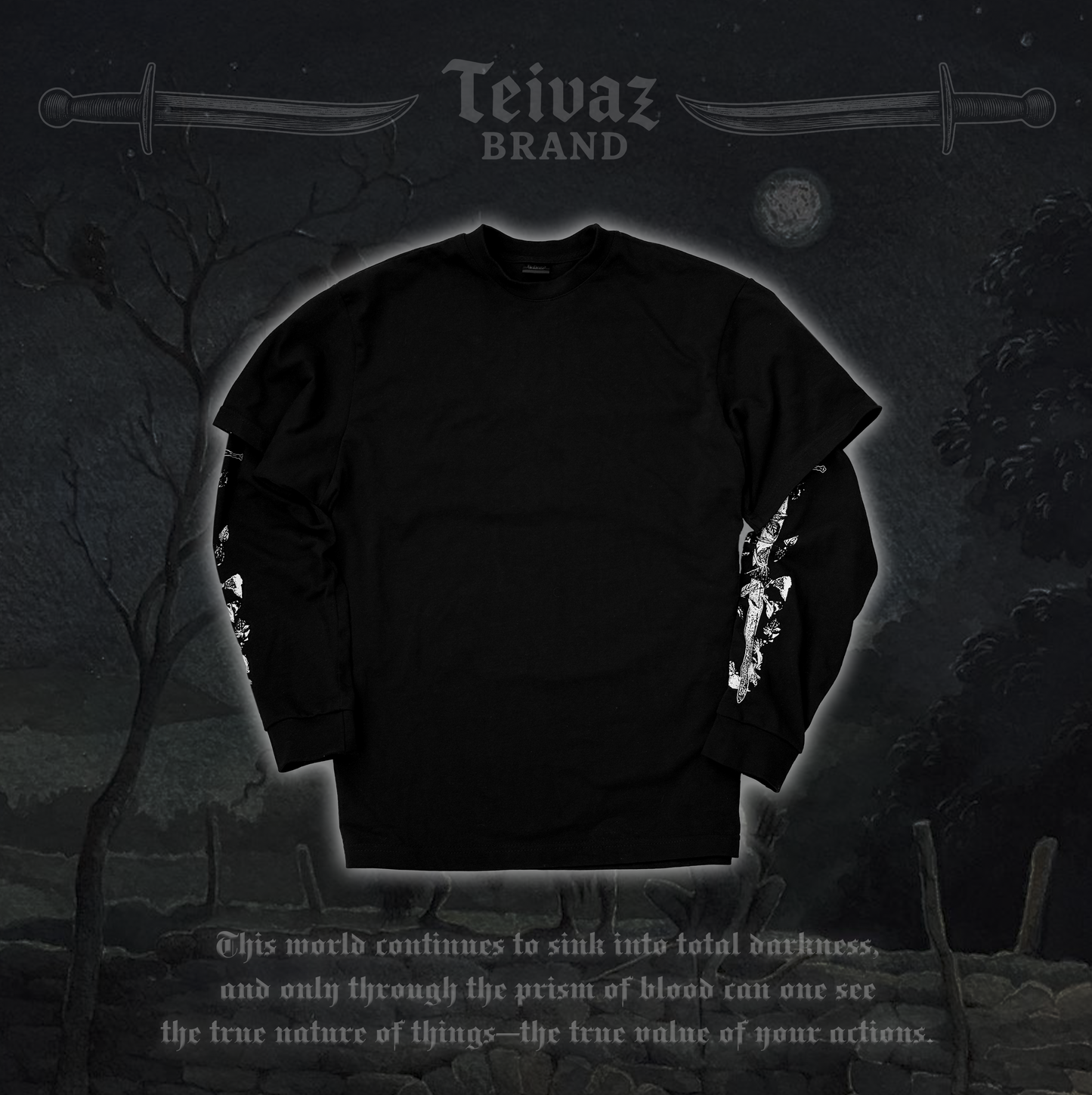 T-shirt with sleeves «Medieval»