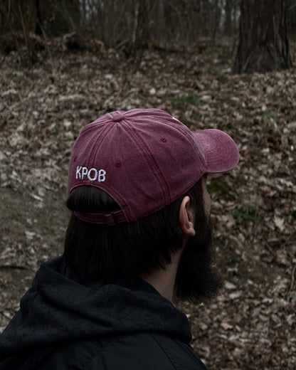 Кепка класична “metal logo” by Krov cult