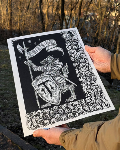 Авторський постер “Wolfshelm” (limited)
